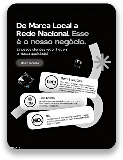 Marcas do Grupo ZNTT com atuação nacional